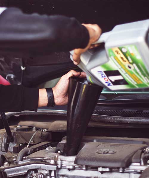Oil changing service